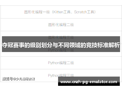 夺冠赛事的级别划分与不同领域的竞技标准解析 夺冠赛事的级别划分与不同领域的竞技标准解析