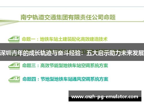 深圳青年的成长轨迹与奋斗经验：五大启示助力未来发展